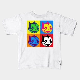 Felix The Cat ✅ Pop Art Kids T-Shirt